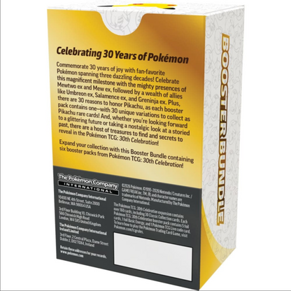 Pokémon 30th Celebration Booster Bundle