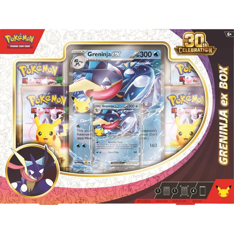 Pokémon 30th Celebration Greninja ex Box
