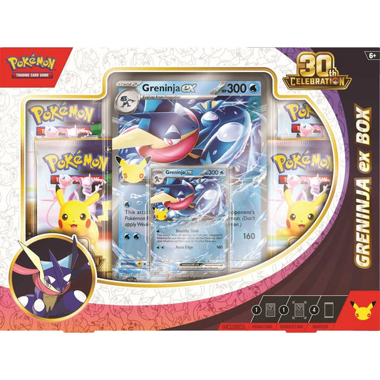 Pokémon 30th Celebration Greninja ex Box