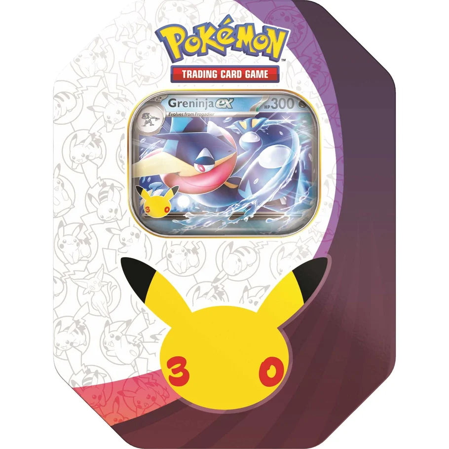 Pokémon 30th Celebration Greninja ex Tin