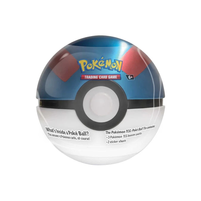 Pokémon Poké Ball Tin – 3 Booster Packs