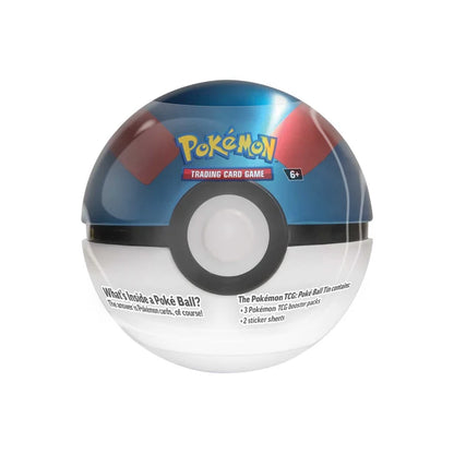 Pokémon Poké Ball Tin – 3 Booster Packs