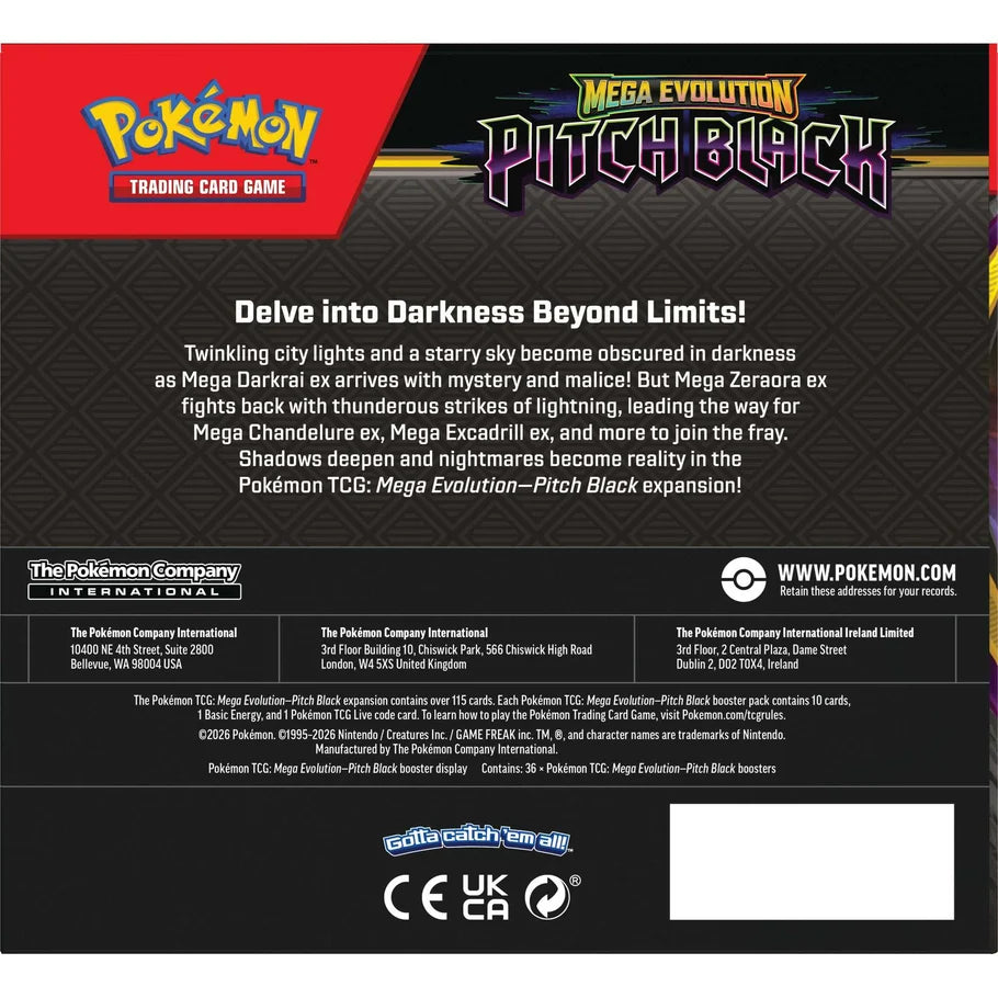 Pokémon Pitch Black Booster Box